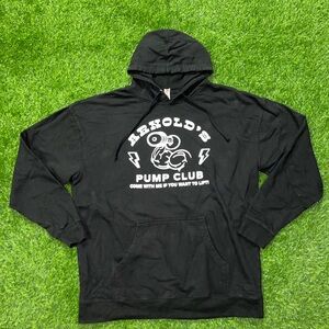 Gym Arnold's Pump Club Black Hoodie size 2XL